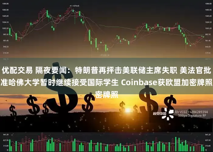 优配交易 隔夜要闻：特朗普再抨击美联储主席失职 美法官批准哈佛大学暂时继续接受国际学生 Coinbase获欧盟加密牌照